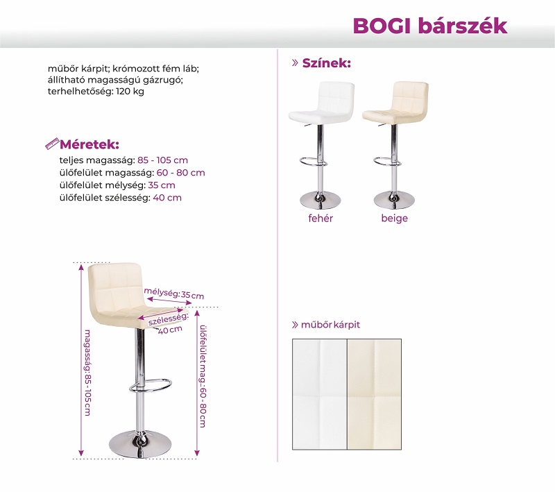 Bogi bárszék - Image 4